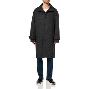 image:imageKARL LAGERFELD Mens Outerwear Wool Oversized Car CoatCharcoal