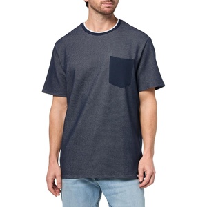 image:imageKARL LAGERFELD Mens Short Sleeve Crewneck Textured TShirtNavy Blazer