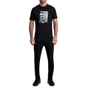 image:imageKARL LAGERFELD Mens Soft Cotton Crew Neck TShirtBlack