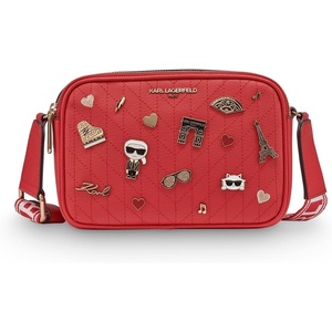image:imageKARL LAGERFELD Paris Maybelle Pin CrossbodyAdmiral Red