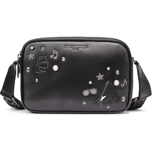 image:imageKARL LAGERFELD Paris Maybelle Pin CrossbodyBlackDark Gunmetal