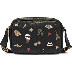 image:imageKARL LAGERFELD Paris Maybelle Pin CrossbodyBlackGold