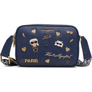 image:imageKARL LAGERFELD Paris Maybelle Pin CrossbodyDark Denim