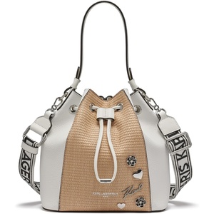 image:imageKARL LAGERFELD Paris Womens Adele Bucket BagNatural