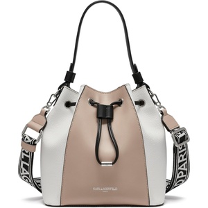 image:imageKARL LAGERFELD Paris Womens Adele Bucket BagShellWhite