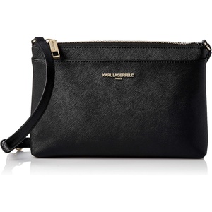 image:imageKARL LAGERFELD Paris Womens Essential CrossbodyBlackGold
