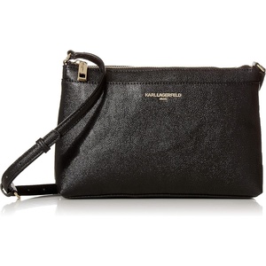 image:imageKARL LAGERFELD Paris Womens Essential CrossbodyBlkGold