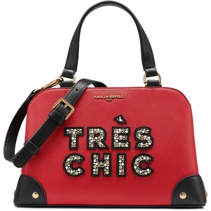 image:imageKARL LAGERFELD Paris Womens Handbags Satchel Crimson One Size