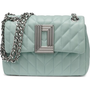 image:imageKARL LAGERFELD Paris Womens Laffayette Leather Crossbody Bag With Chain StrapFresh Mint