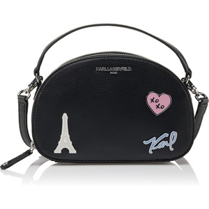 image:imageKARL LAGERFELD Paris Womens Maybelle CrossbodyBlack Enamel