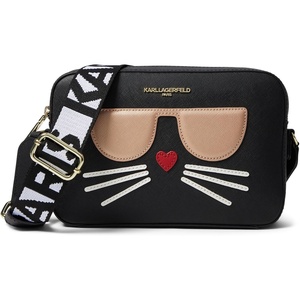 image:imageKARL LAGERFELD Paris Womens Maybelle CrossbodyBlackGold Multi
