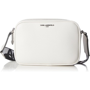 image:imageKARL LAGERFELD Paris Womens Maybelle Solid CrossbodyWinter White