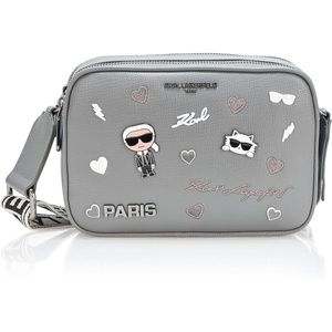 image:imageKARL LAGERFELD Paris Womens Simone Pin Camera CrossbodyChampagne Snake