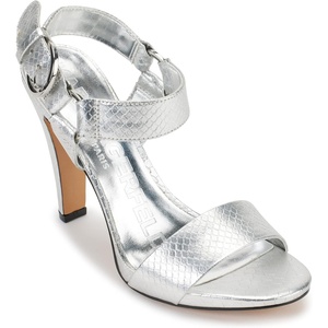 image:imageKARL LAGERFELD Womens Cieone  Ankle StrapTextured Silver
