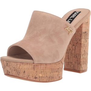 image:imageKARL LAGERFELD Womens Hensley Plaform SandalLatte