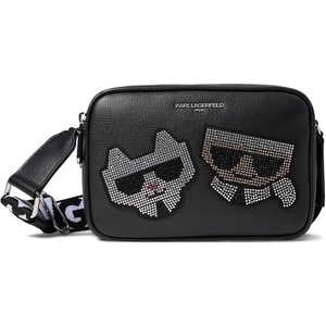 image:imageKARL LAGERFELD Womens Maybelle Choupette CrossbodyBlackStone