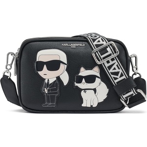 image:imageKARL LAGERFELD Womens Maybelle Choupette CrossbodySolid Black