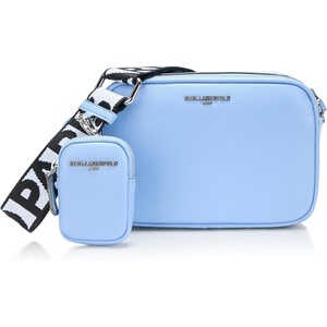 image:imageKARL LAGERFELD Womens Maybelle Solid Crossbody With Small PouchForever Blue