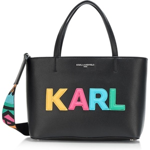 image:imageKARL LAGERFELD Womens Maybelle Tote Bag With LogoBlackFire Multi Legacy