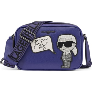 image:imageKARL LAGERFELD Womens Maybelle in Paris CrossbodyBlackSeaDiva Blue