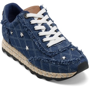 image:imageKARL LAGERFELD Womens Meaza Star Embellished SneakersBlue