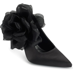 image:imageKARL LAGERFELD Womens Savie Evening Fabric FlowersBlack