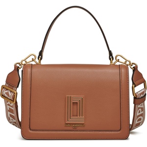 image:imageKARL LAGERFELD Womens Simone Satchel Crossbody With CharmsHoney Bear