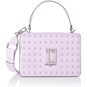 image:imageKARL LAGERFELD Womens Simone Studded Satchel CrossbodyLily