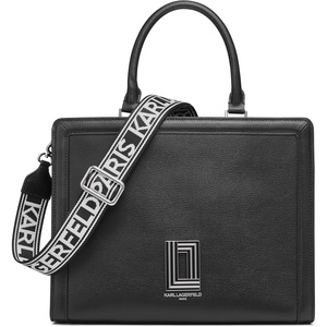 image:imageKARL LAGERFELD Womens Simone Tote Bag with Adjustable Strap BLACK One Size