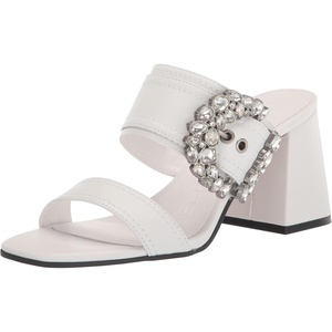 image:imageKARL LAGERFELD Womens Sylvie Ornamented Dress SandalBright White