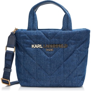 image:imageKARL LAGERFELD Womens Voyage Tote BagWashed Denim