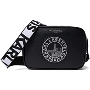 image:imageKARL LAGERFELD womens Maybelle Printed CrossbodyBlack Medllion