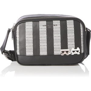 image:imageKARL LAGERFELD womens Maybelle Printed CrossbodyBlackWhite