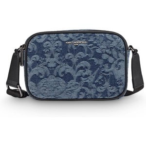 image:imageKARL LAGERFELD womens Maybelle Printed CrossbodyDenim