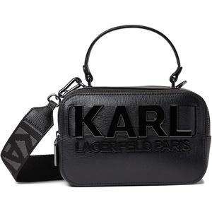 image:imageKARL LAGERFELD womens Simone Logo Satchel CrossbdoyJet Black
