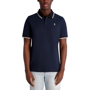 image:imageKarl Lagerfeld Mens Collared Short Sleeve Karl Graphic PoloNavy