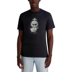 image:imageKarl Lagerfeld Mens Short Sleeve Crewneck Karl Knight Graphic Design TShirtBlack