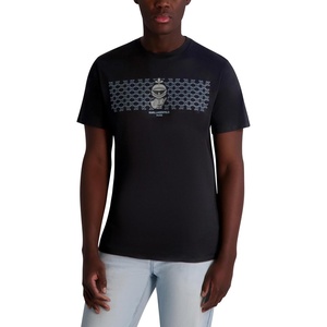 image:imageKarl Lagerfeld Mens Short Sleeve Crewneck Knight Karl Graphic Design TShirtBlack