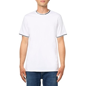 image:imageKarl Lagerfeld Mens UNeck Short Sleeve Pullover TShirtWhite