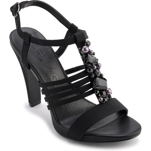 image:imageKarl Lagerfeld Paris Womens Cicely Strappy Dress Heeled SandalBlack