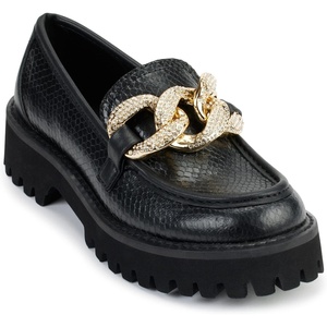 image:imageKarl Lagerfeld Paris Womens Giana Embellished LoaferBlackGold