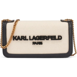 image:imageKarl Lagerfeld Paris Womens Kosette Shoulder BagNaturalBlack