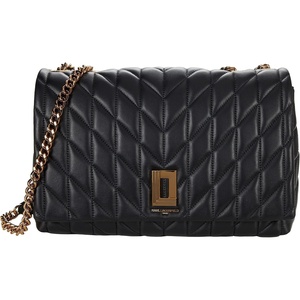 image:imageKarl Lagerfeld Paris Womens Lafayette Shoulder BagBlackGold