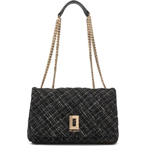 image:imageKarl Lagerfeld Paris Womens Lafayette Shoulder BagNew BlackGold