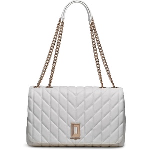 image:imageKarl Lagerfeld Paris Womens Lafayette Shoulder BagWinter White