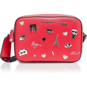 image:imageKarl Lagerfeld Paris Womens Maybelle CrossbodyCrimson