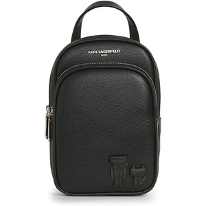 image:imageKarl Lagerfeld Paris Womens Maybelle Phone CrossbodyBlackSilver