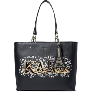 image:imageKarl Lagerfeld Paris Womens Tote AdeleScribble Black