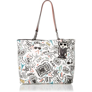 image:imageKarl Lagerfeld Paris Womens Tote AdeleWhite Combo