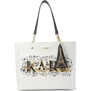 image:imageKarl Lagerfeld Paris Womens Tote AdeleWhite Multi Logo